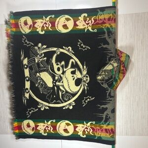 Ecuadorian hooded poncho Nightmare Before Christmas